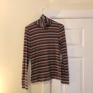 Madewell striped vintage lightweight turtleneck